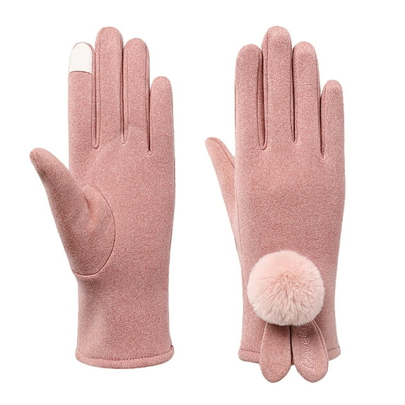 TERGAYEE Womens Gloves,Winter manipulatescreen Texting Phone Windproof Gloves for Women Girls Fleece Lined Thick Warm Gloves