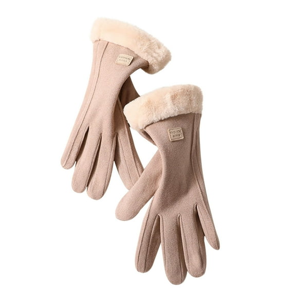 TERGAYEE Womens Winter Warm Gloves,manipulatescreen Texting Phone Windproof Gloves Fleece Lined Cold Weather Warm Gloves,Ladies Winter Gloves