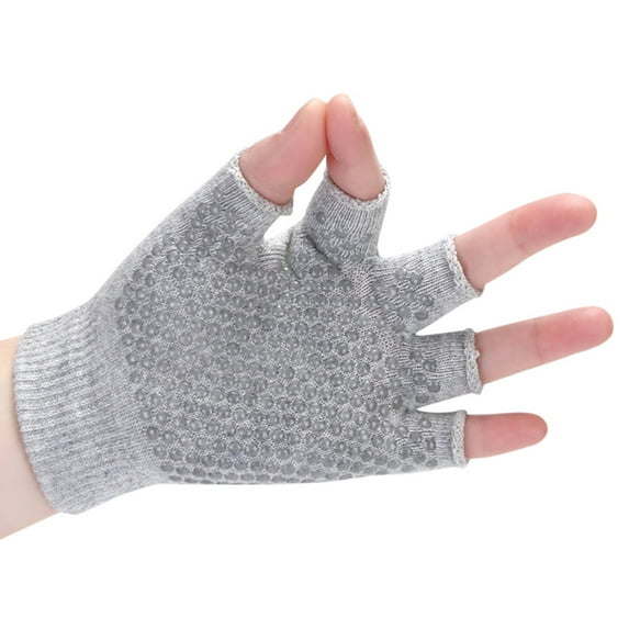 TERGAYEE Yoga Gloves,Non Slip Fingerless Yoga Gloves Exercise Gloves Workout Gloves,for Women Yoga Dance and Pilates & Workouts