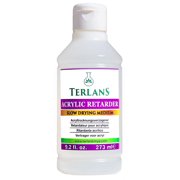 TERLANS Acrylic Retarder with Flip Top Cap 273 ml 9.2 Fl.Oz. Slow Drying Medium