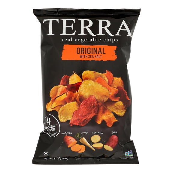 TERRA CHIPS - Exotic Vegetable Chip Medley - 5 OZ, Case of 12