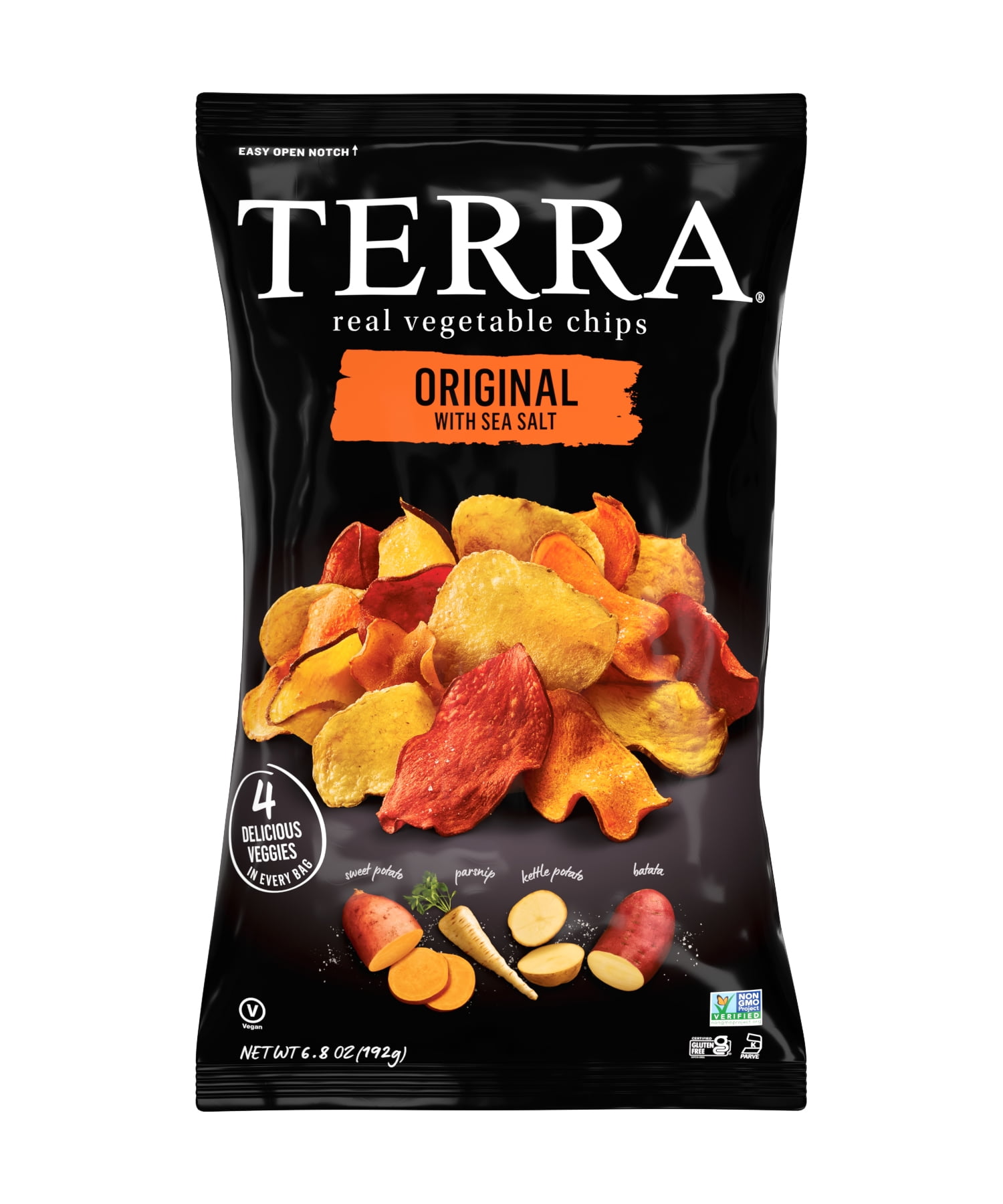 TERRA Original Sea Salt Vegetable Snack Chips, 6.8 oz