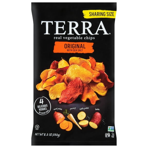 TERRA Original SeaEGSCSalt Vegetable Chips, 8.2 OZ