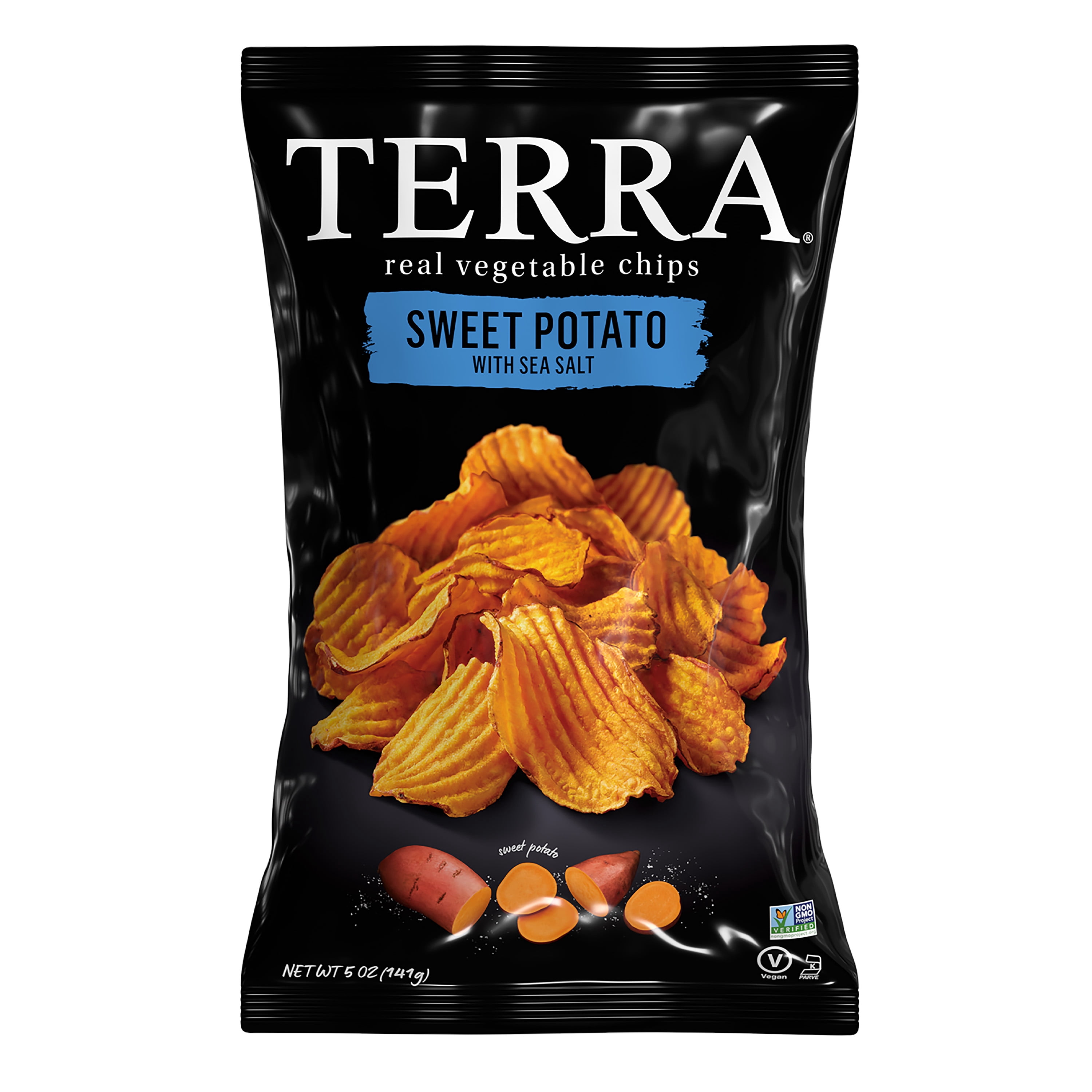 TERRA Sea Salt Wavy Sweet Potato Snack Chips, 5 oz