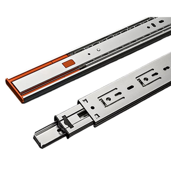 TERRALYX 12 inch Drawer Slides 1 Pairs (2pcs) Soft Self Close Full Extension Ball Bearing Drawer Rails Side Mount Metal Dresser Runners for File Cabinet Trash Can Kitchen Wardrobe Glides 12" 100 LB