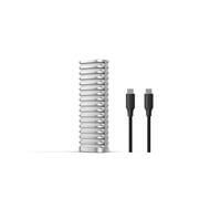 TERRAMASTER D1 SSD M.2 NVMe SSD Enclosure - 1.2-Ton Crush-Proof/IP67 Waterproof/Dustproof, All-Aluminum Housing, Carrying Case Included, USB 3.2 10Gbps Type-C, Mobile Backup App Provided Diskless