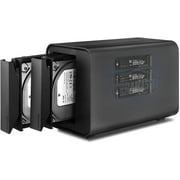 TERRAMASTER D5 Hybrid HDD NVMe Enclosure - USB 3.2 Gen 2 10Gbps Type C 5Bay USB Storage يدعم RAID 0/1 / Single / JBOD Exclusive 2 + 3 RAID Hybrid Disk Array