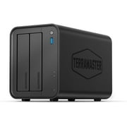 TERRAMASTER F2-425 2-Bay NAS Storage - Intel x86 Quad-Core CPU, 4GB RAM, 2.5GbE LAN, Network Attached Storage Multimedia Server for Home Users Diskless