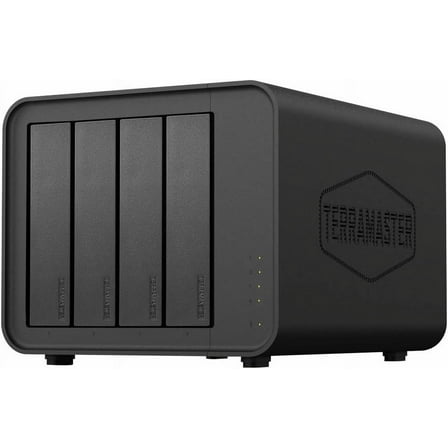 TERRAMASTER F4-424 Pro NAS Storage - 4Bay Core i3-N305 8-Core 8-Thread CPU, 32GB DDR5 RAM, 2.5GbE Port x 2, Network Attached Storage Peak Performance for Business (Diskless)