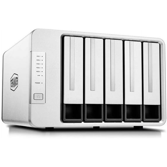 TERRAMASTER F5-221 NAS 5-Bay Cloud Storage Intel Dual Core 2.0GHz Plex Media Server Network Storage (Diskless)