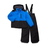 ICEBURG Terrero Boys Colorblock Insulated Jacket and Snow Bib Set, 2-Piece, Sizes 4-18