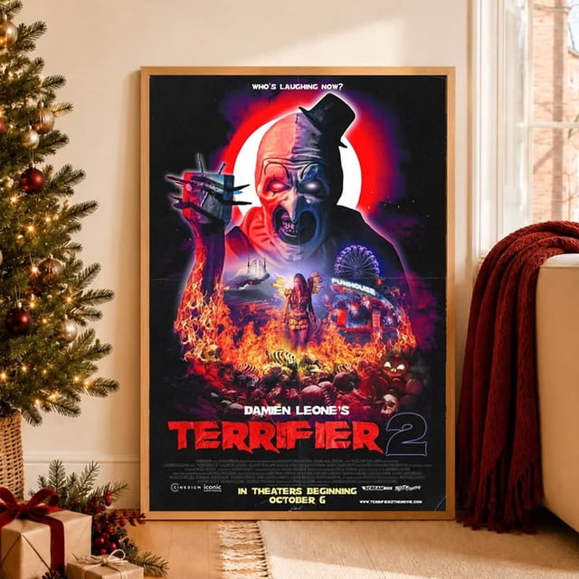 Tech Store Posters TERRIFIER 3 Poster Art The Clown Horror Movie Poster - Walmart Business ...