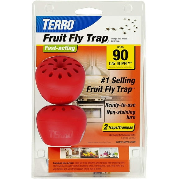 TERRO Fruit Fly Trap 2 Pack T2502