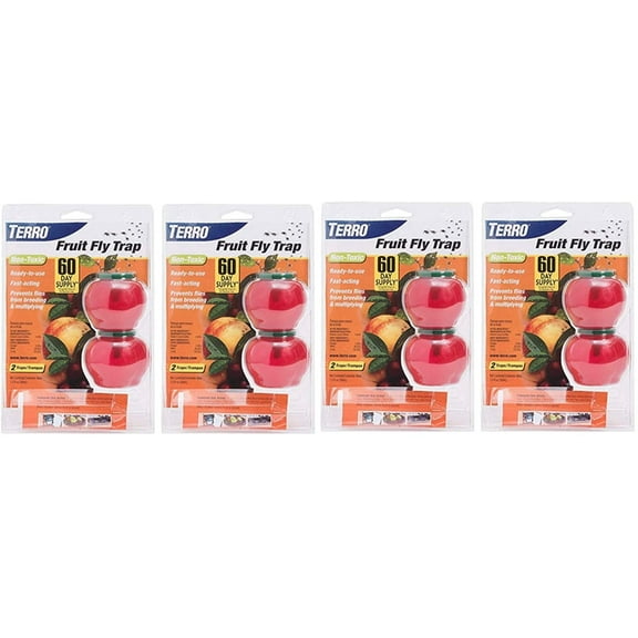 TERRO Fruit Fly Trap 8-pack