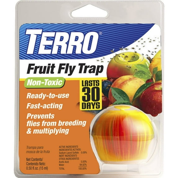TERRO Fruit Fly Trap T2500 - 5 Trap Value Pack