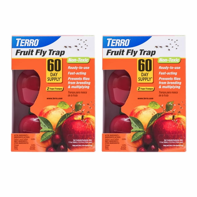 TERRO Fruit Fly Traps 4 Traps