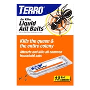 TERRO Liquid Ant Killer Bait Stations, 12-Pack, Indoor Ant Traps for Home