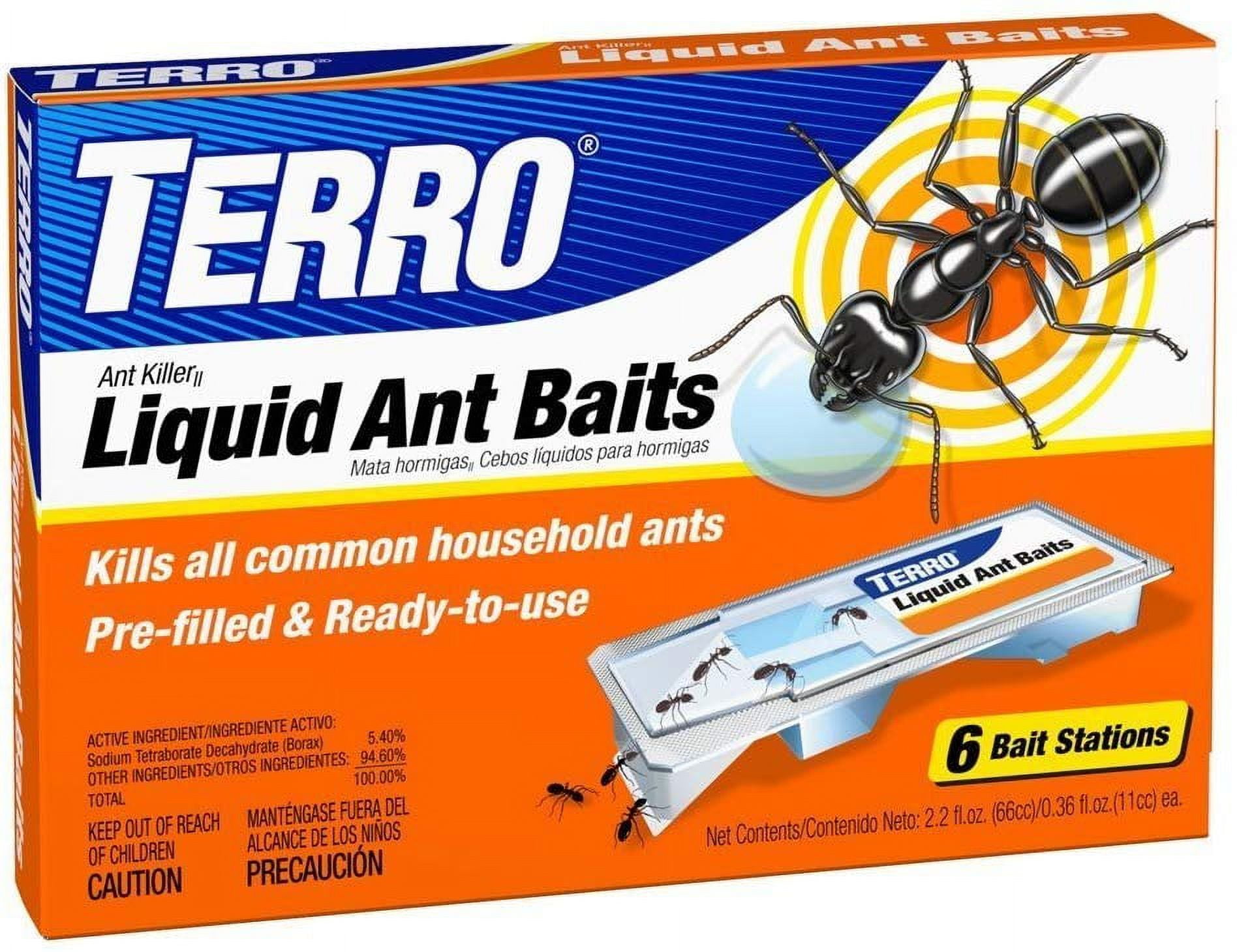 TERRO PreFilled-Liquid-Ant-Killer-II Baits Super Value Pkg 10 Count 60 Bait Stations Total