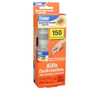 TERRO Roach Bait Powder with Precision Applicator, 0.53 oz Tube, 150 Targeted Placements