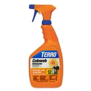 TERRO Cobweb Eliminator, Spiderweb Repellent Spray for Indoor and Outdoor Use