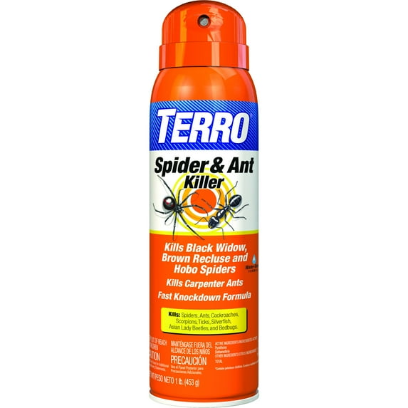 TERRO Spider and Ant Killer Aerosol Spray, 16 Ounce