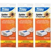 TERRO Spider and Insect Trap, 3 Pack, 12 Traps