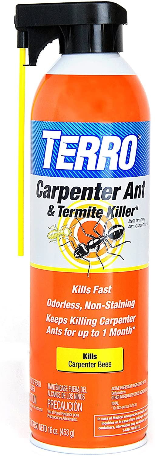 TERRO T1901-6 Carpenter Ant \u0026 Termite Killer, Orange
