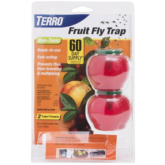 TERRO Fruit Fly Trap - 2 traps