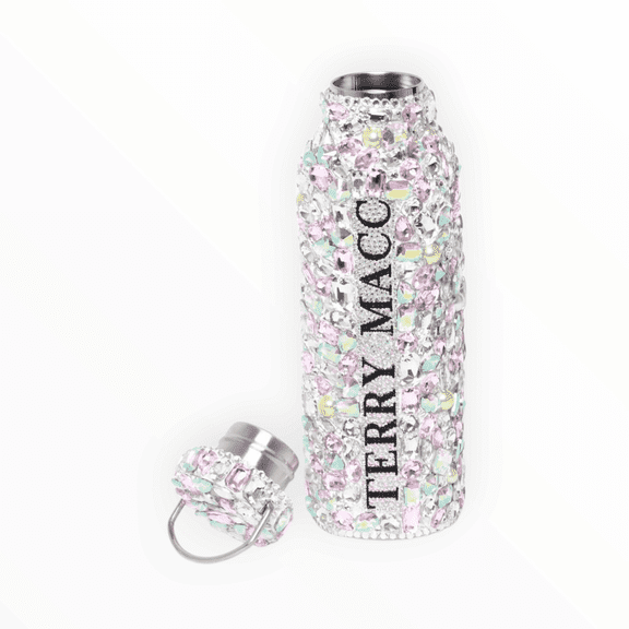Terry Macc Dazzled 24oz Pink Bling Water Bottle