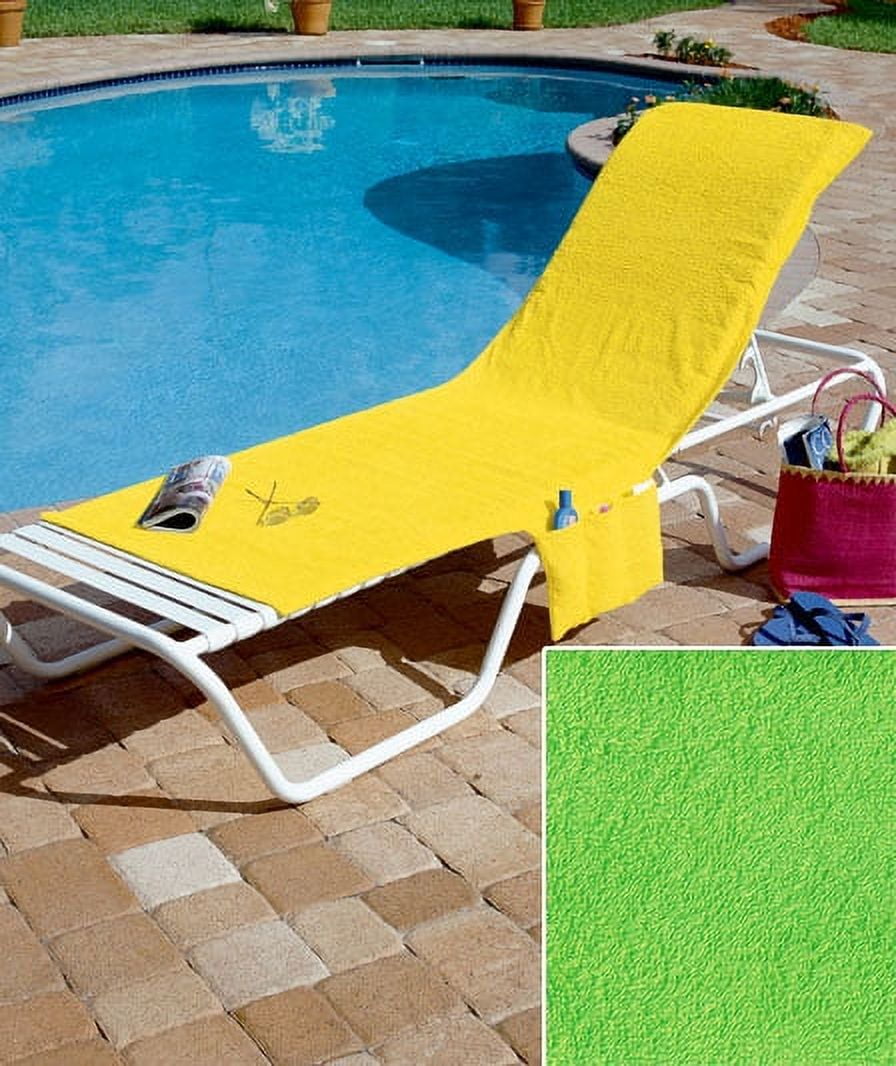 Terry cloth pool lounge chair covers sale