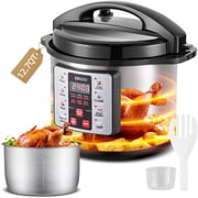 TERUISI 12.7QT/12L Commercial Pressure Cooker, 8-in-1 Multifunctional Large Pressure Cookers, 1400W Electric Pressure Canner with CE Certified, Non-stick, Slow Cooker Rice Maker for 18-28 People