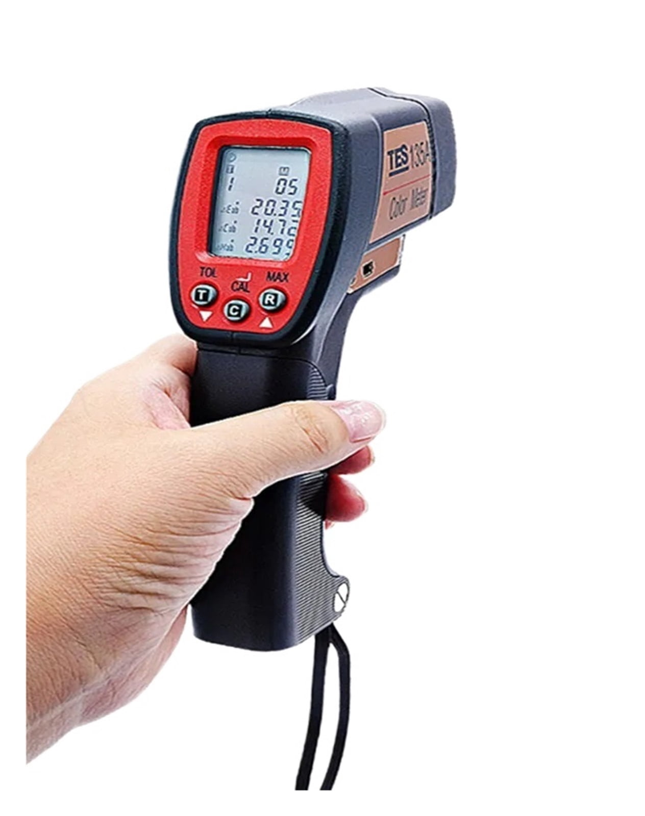 TES-135A Digital Color Analyzer Meter, USB Interface LCD Display Auto ...