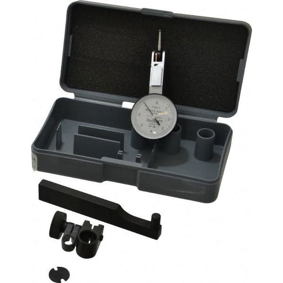 TESA Brown & Sharpe 0 to 0.008", 0.000100" Graduation, Horizontal Dial Test Indicator