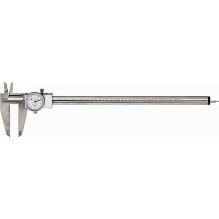 TESA Brown & Sharpe 00589046 Value Line Dial Caliper with Case: 0"-12" Range