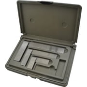 TESA Brown & Sharpe 3 Piece, 1-1/2, 3, 4 Inch Base Length, 2, 4, 6 Inch Blade Length, Square Set