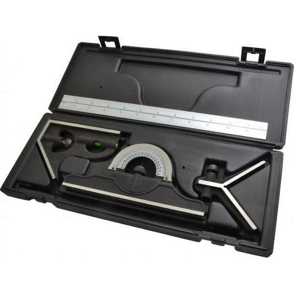 TESA Brown & Sharpe 4 Piece, 12" Combination Square Set