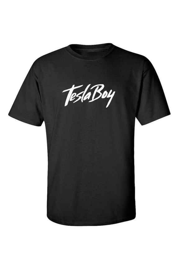 TESLA BOY MODEL 3 T-Shirt Graphic Tee SIZE S THRU 2XL FREE SHIPPING