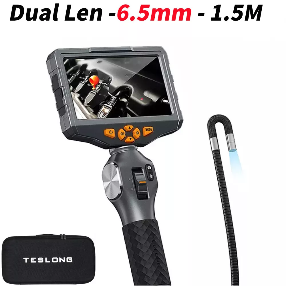 TESLONG TD500 6.5MM Articulating Borescope HD 1080P WiFi Endoscope Camera 32GB TESLONG TD500 6.5MM Articulating Borescope HD 1080P WiFi Endoscope Camera 32GB
