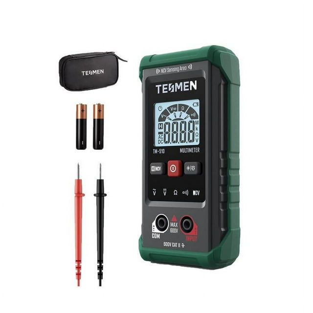 TESMEN TM510 Digital Multimeter, 4000 Counts, Smart Measurement, Auto