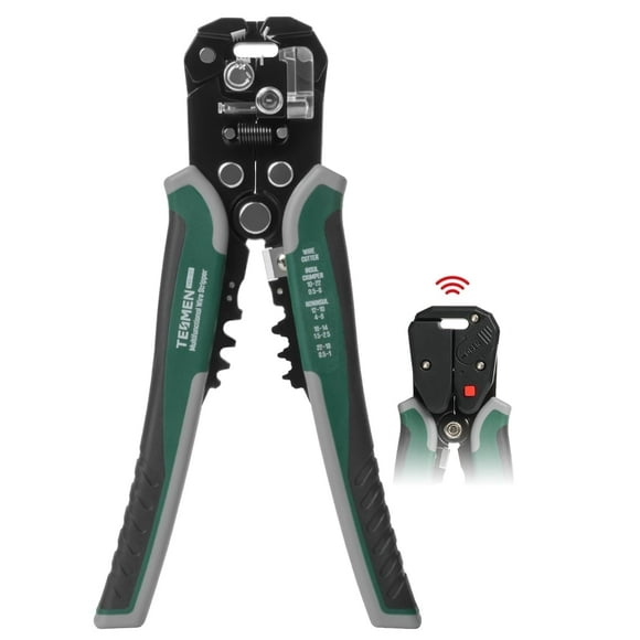 TESMEN TWS322 4in1 Automatic Wire Stripper Cutter Crimper with NCV Voltage TesrterElectricians Tool for Home & Works