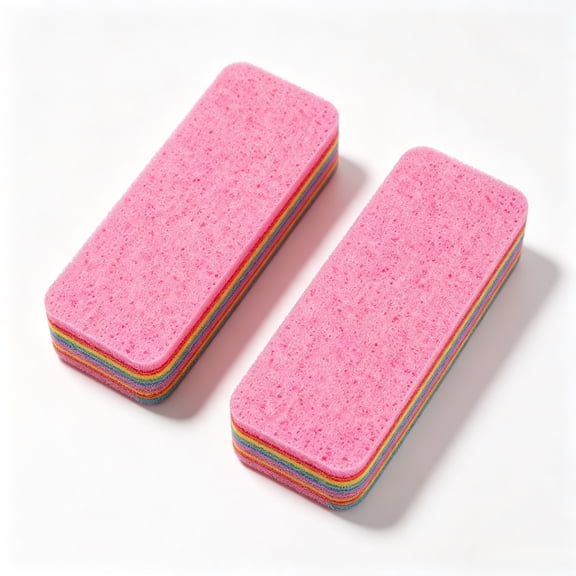 TESOBI Tear Off Rag 12 Layer Kitchen Dishwashing Pot Towel Scouring Pad Cleaning Lazy Cloth