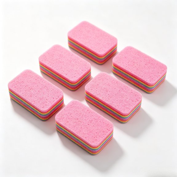 TESOBI Tear Off Rag 12 Layer Kitchen Dishwashing Pot Towel Scouring Pad Cleaning Lazy Cloth