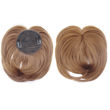 TESOON Hair Clip in Bangs for Women Hair Toppers for Women Silky Clip-On Hair Topper Wig