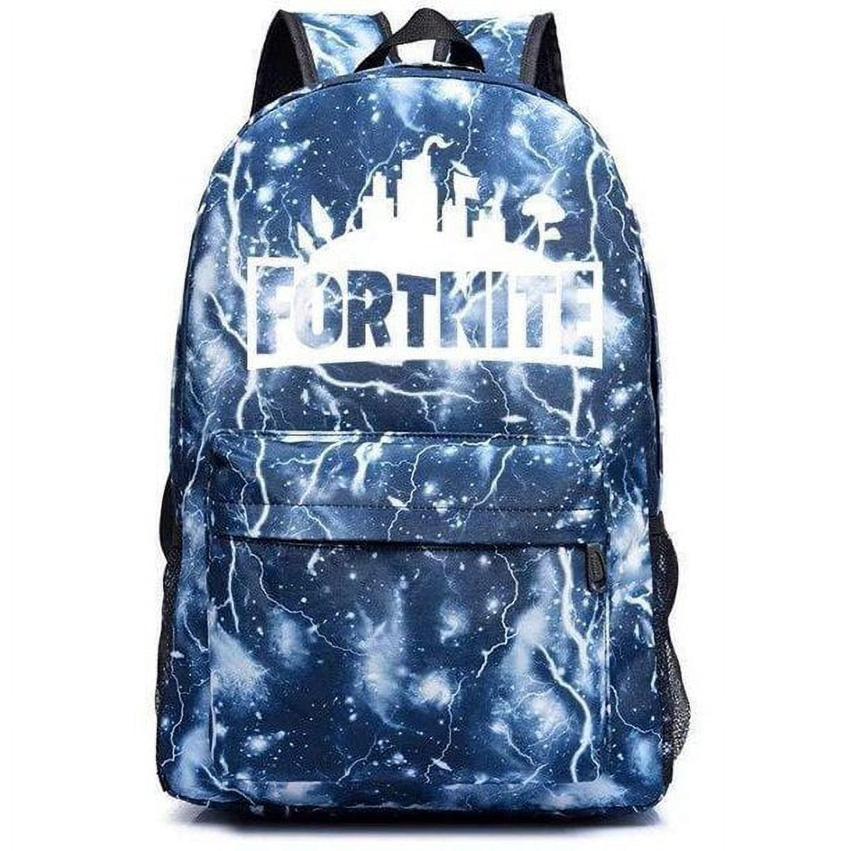 LANFENG Fortnite School Backpack Childrens Lightning Bolt Thunder Fort Nite Travel Bag Luminous Illuminating Fortnite Backpack Lightning Walmart