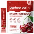thumbnail image 1 of Venture Pal Sugar Free Electrolyte Powder Packets - Daily Drink Mix | 5 Vitamins & 7 Electrolytes| Keto Friendly | Non-GMO | Certified Vegan | 16 Sticks, 1 of 5