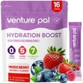 thumbnail image 1 of Venture Pal Sugar Free Electrolyte Powder Packets - Daily Hydration Packets | Electrolytes Drink Mix with 5 Vitamins & 7 Electrolytes | Keto Friendly | Non-GMO | Certified Vegan | 16 Sticks, 1 of 8