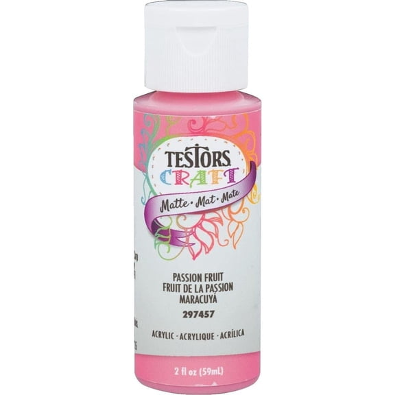 TESTOR 297457 2OZ Passion Fruit Matte Paint