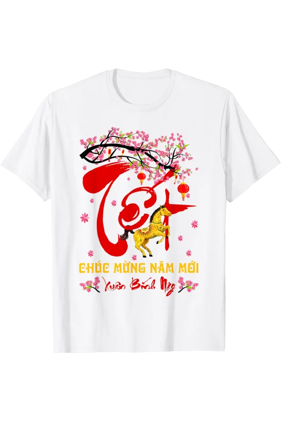 TET 2026 Chuc Mung Nam Moi T-Shirt All Size S-5Xl