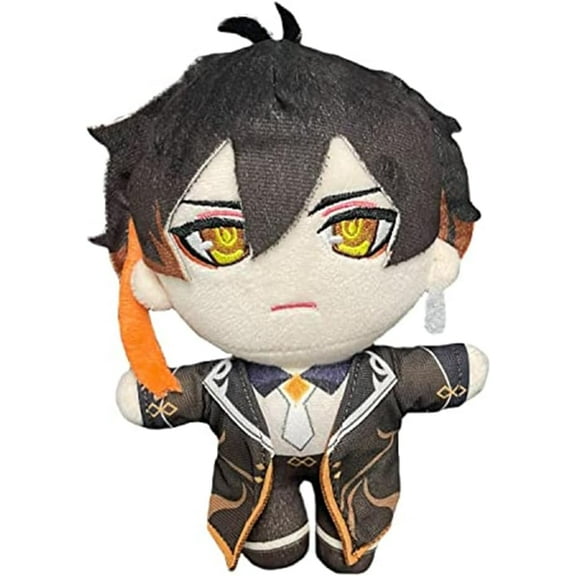 TETAIA 8 INCH Genshin Impact Anime Plush Figure, Cute Anime Plush Doll Cosplay Props Soft Stuffed Animal Plushies Collection Gift for Yuanshen Fans (ZHLI Plush Doll 20cm)