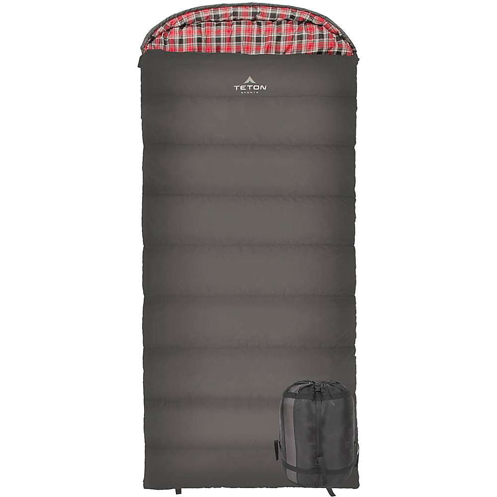 TETON Sports Celsius XL -25 Degree Sleeping Bag, Great for Family Camping, Compression Sack, Grey